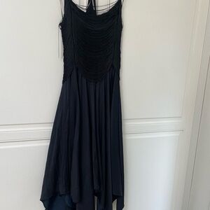 Black cocktail dress